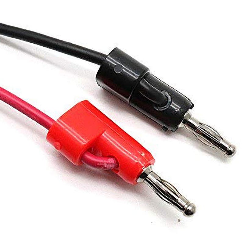 Dahszhi 3.3Ft BNC Male to Dual Banana Plug Test Lead Coaxial Cable for Oscilloscope - 2pcs - Image 2